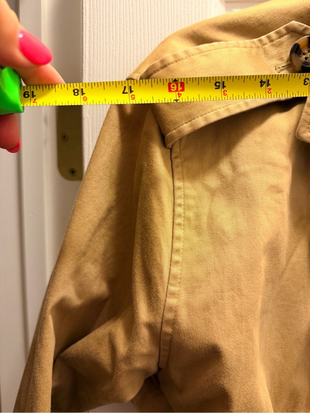Favorite Daughter Long Tan Trench Coat - Picture 6 of 6